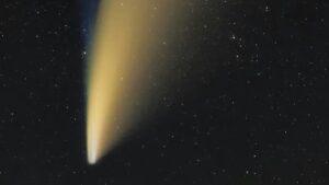 Der geheimnisvolle Himmelskörper 3I/ATLAS leuchtet golden