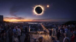 Die außergewöhnliche totale Sonnenfinsternis: Ein seltenes himmlisches Phänomen