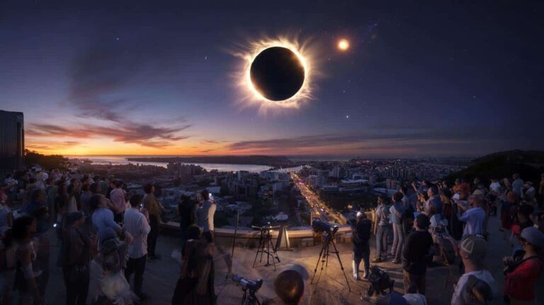 Die außergewöhnliche totale Sonnenfinsternis: Ein seltenes himmlisches Phänomen