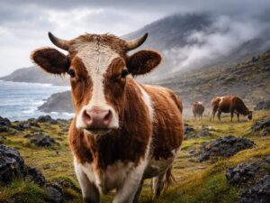 Die Geschichte der wild gewordenen Kühe auf der Insel Amsterdam