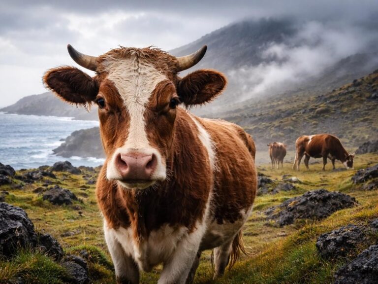 Die Geschichte der wild gewordenen Kühe auf der Insel Amsterdam