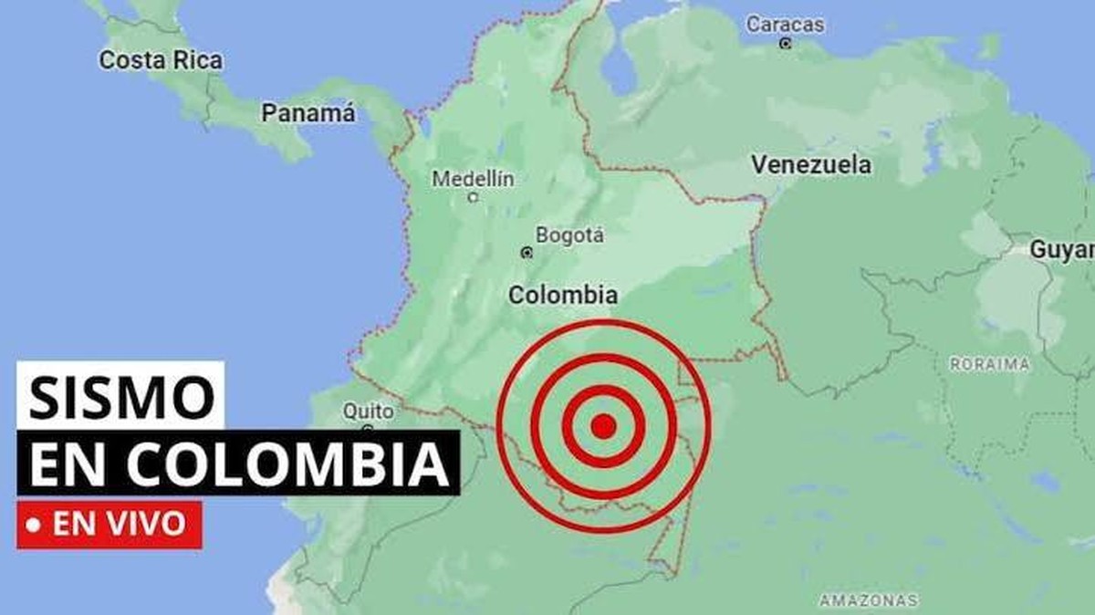 Erdbeben in Kolumbien über den Geologischen Dienst
