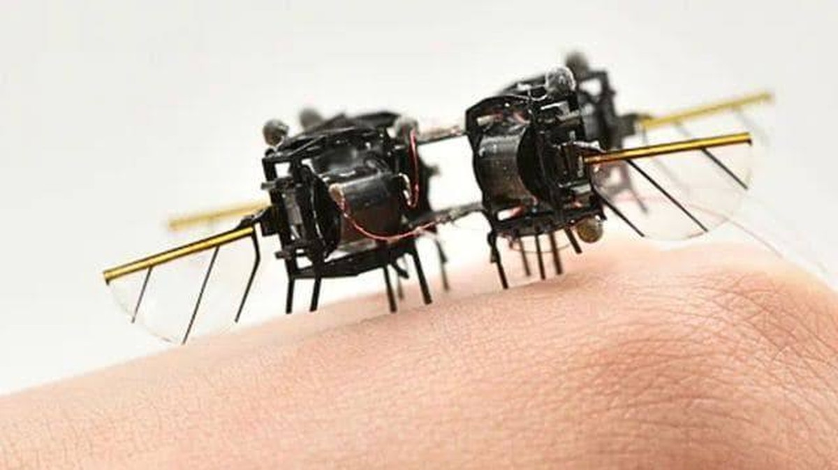 Forschungsentwicklung: Ein kleiner Roboter, der so schnell wie eine Hummel fliegt