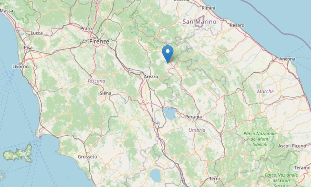 Aktuelle Erdbebenaktivität in der Toskana