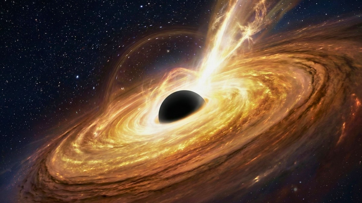 Außerhalb der Milchstraße entdeckte Astronomen ein schwarzes Loch, das 30 Millionen Mal so schwer ist wie die Sonne