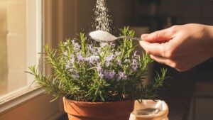 Die Vorteile von Zucker auf Rosmarinpflanzen