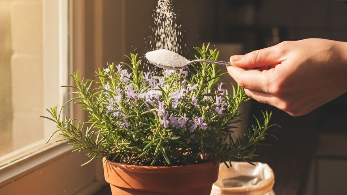 Die Vorteile von Zucker auf Rosmarinpflanzen