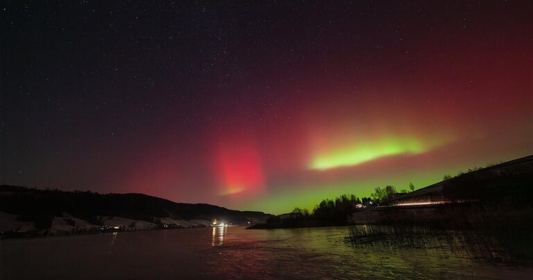 Spektakuläre Polarlichter über Salzburg: Ein Naturschauspiel der Extraklasse