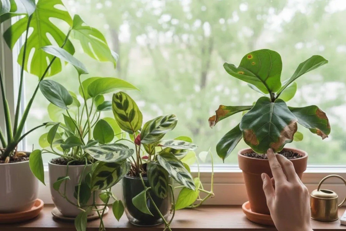 Ursachen für Farbveränderungen bei Pflanzenblättern