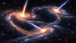 Wissenschaft feiert einen beispiellosen Erfolg: Erstmalige Beobachtung der gleichzeitigen Fusion dreier Galaxien